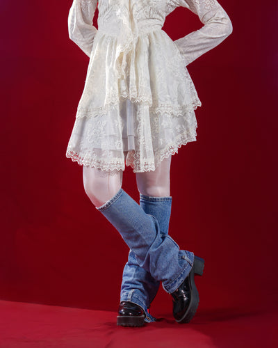 Denim Leg Warmers