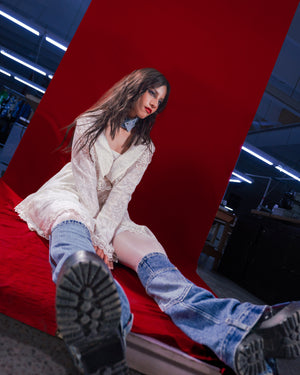 Denim Leg Warmers
