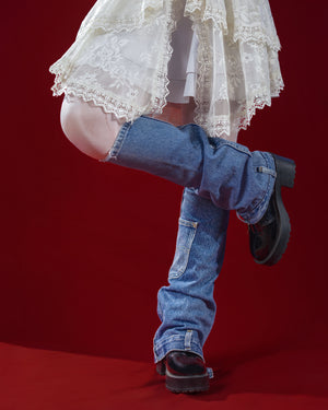 Denim Leg Warmers