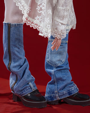 Denim Leg Warmers