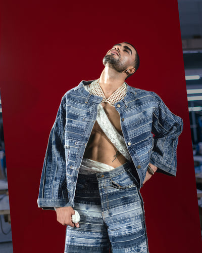 Horizontal Stripped Jacket