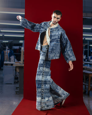 Horizontal Stripped Jacket
