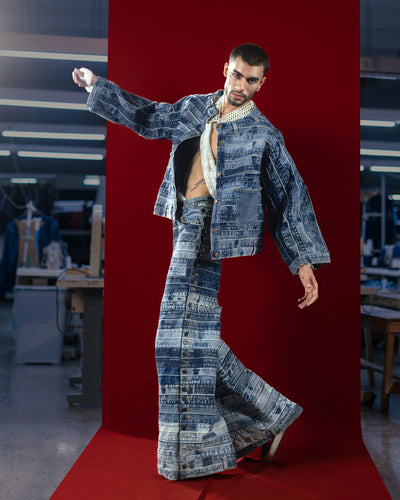 Horizontal Stripped Jacket