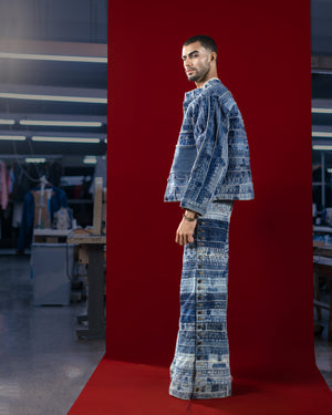 Horizontal Stripped Jacket