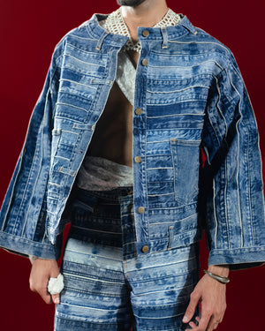 Horizontal Stripped Jacket