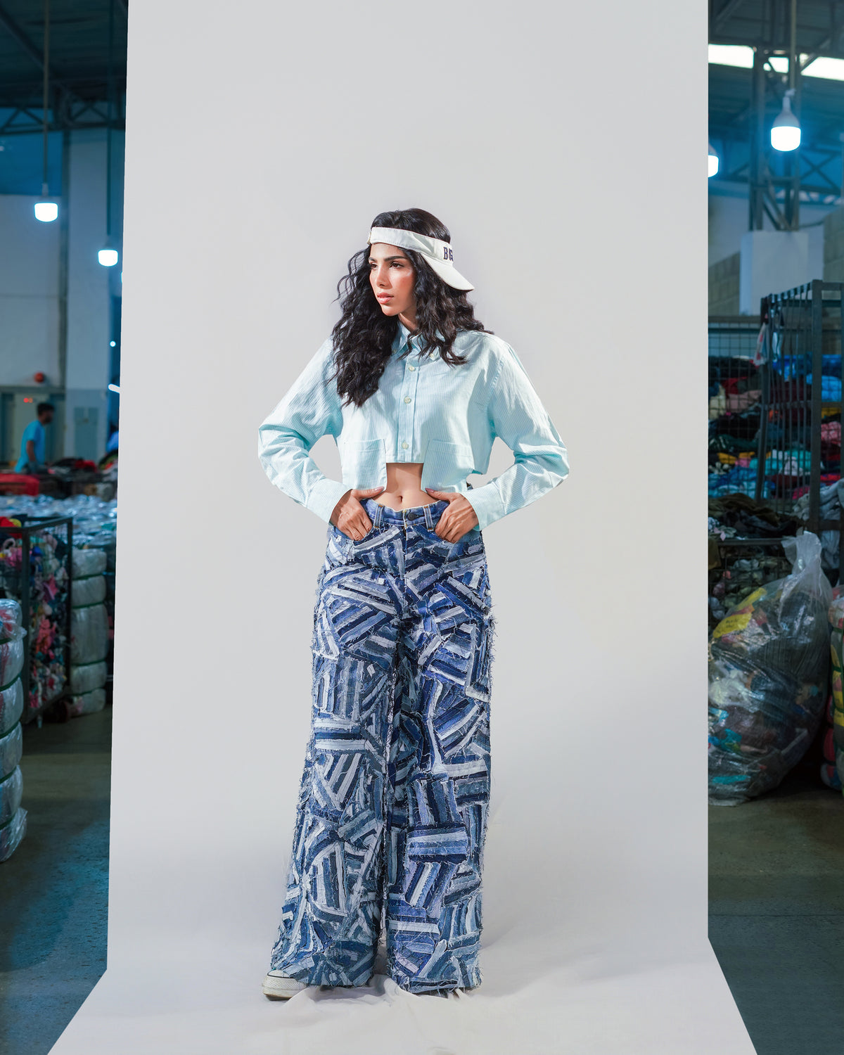 Misfit Cropped Shirt