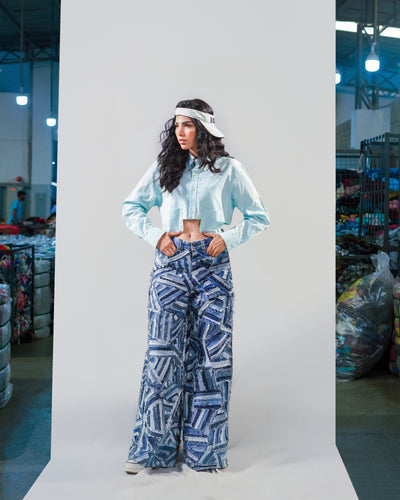 Misfit Cropped Shirt