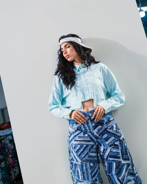 Misfit Cropped Shirt