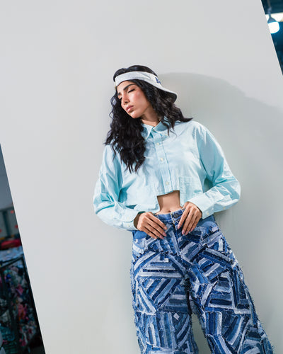 Misfit Cropped Shirt