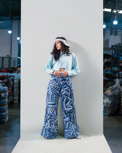 Misfit Cropped Shirt