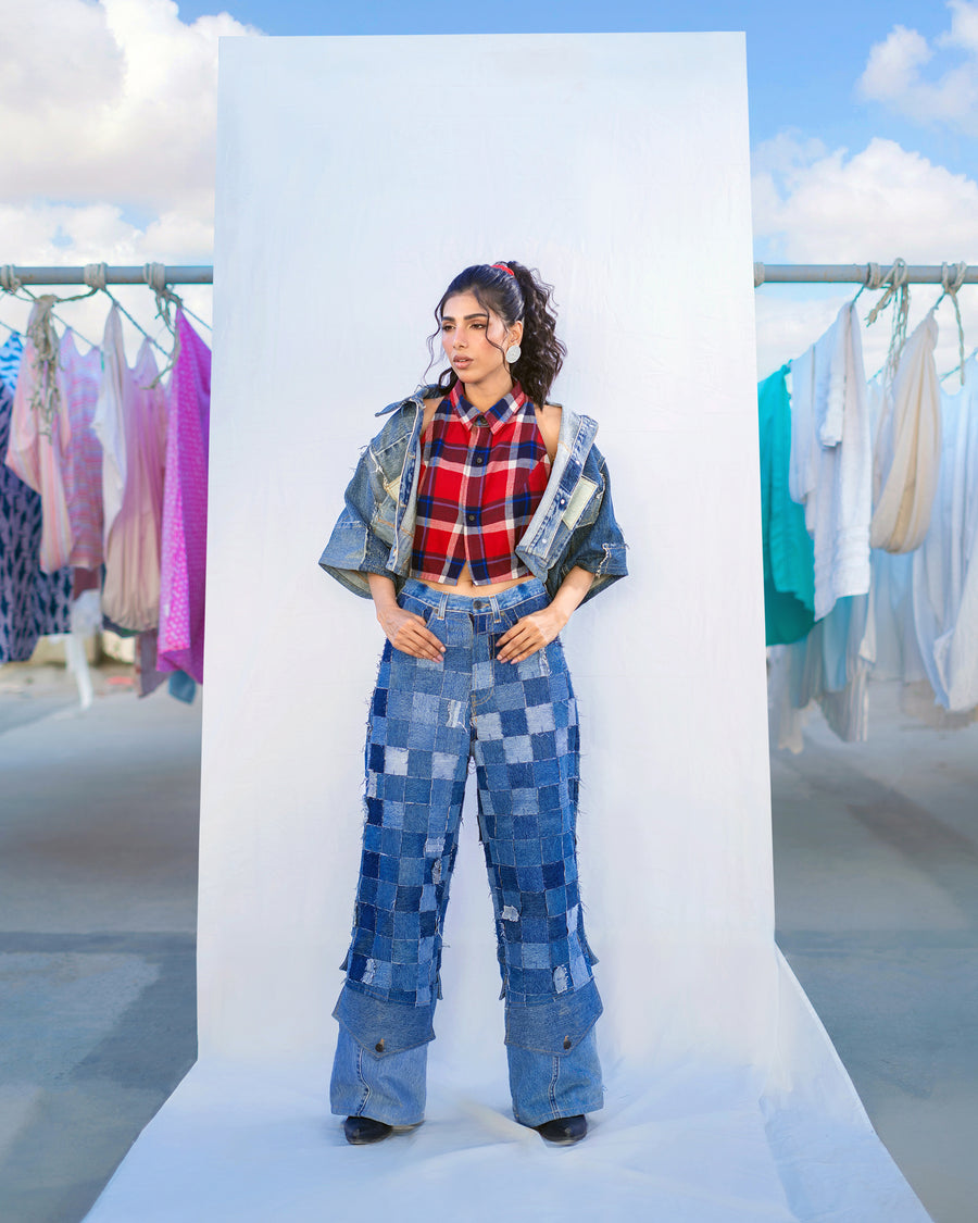 Checkered Theory Jeans