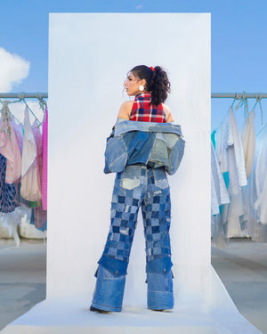 Checkered Theory Jeans