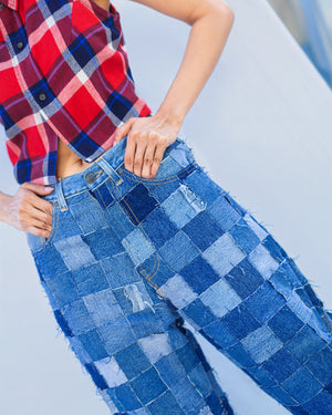 Checkered Theory Jeans