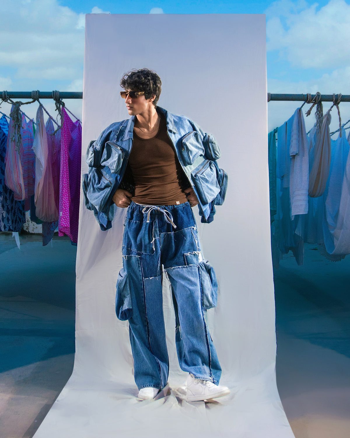 Deep Pockets Cargo Jeans