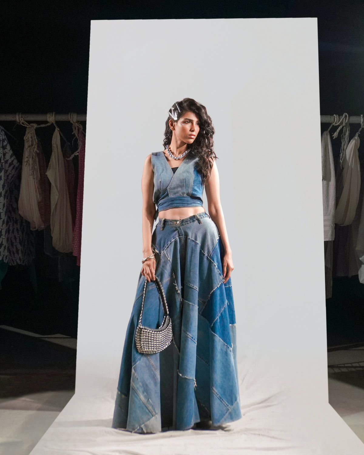 Atlas Denim Skirt