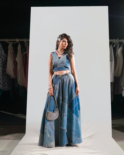Atlas Denim Skirt