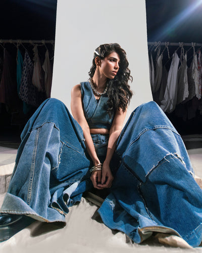 Atlas Denim Skirt