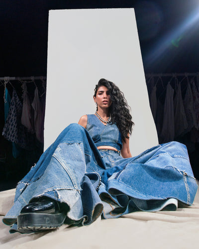 Atlas Denim Skirt