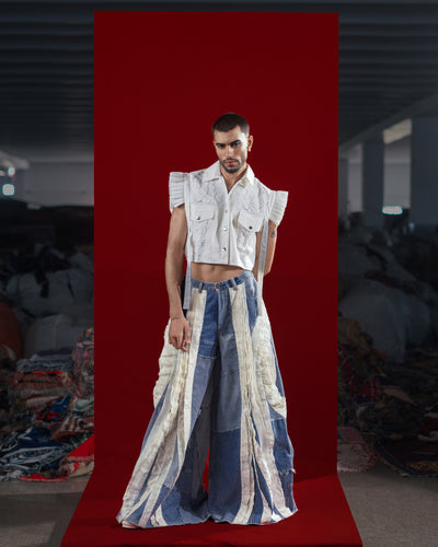 Kaftan Crop Top