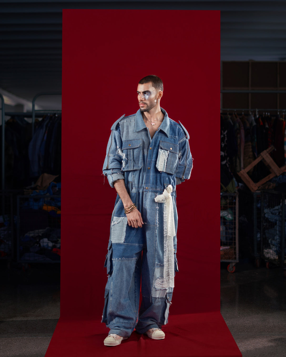 Boiler Room Denim Jumpsuit