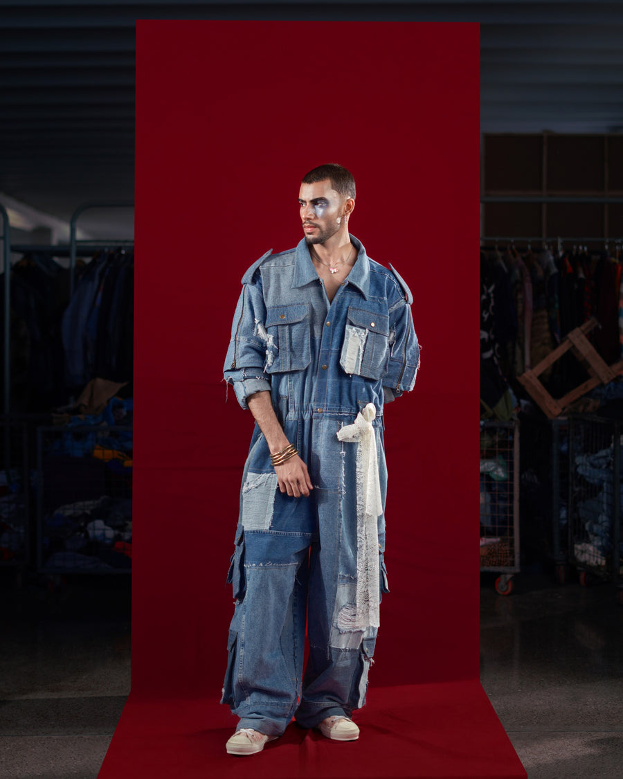 Boiler Room Denim Jumpsuit