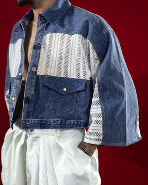 Interlace Cropped Jacket