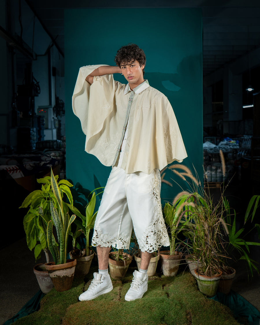 Peter-Pan Cape Shirt