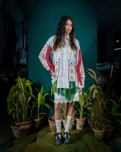 Folk Fringe Shirt