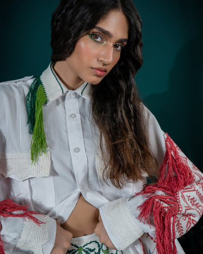 Folk Fringe Shirt