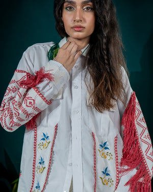 Folk Fringe Shirt