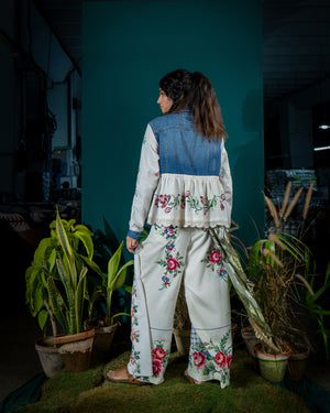Floral Frame Trousers