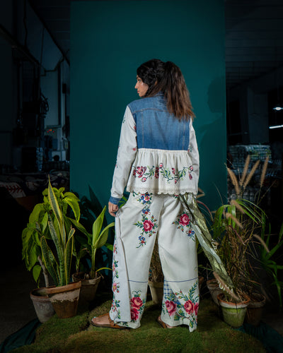 Floral Frame Trousers