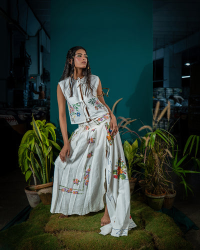 Cosmos Wrap Skirt